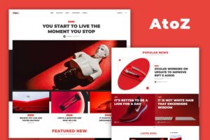 Atoz – Magazine and Blog HTML Template
