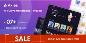 Axies – NFT Marketplace HTML Template
