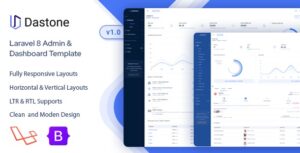 Dastone – Laravel 8 Admin & Dashboard Template