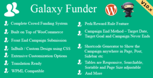 Galaxy Funder – WooCommerce Crowdfunding System