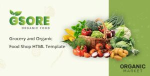 Gsore – Grocery and Organic Food Shop HTML Template