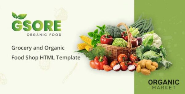 Gsore – Grocery and Organic Food Shop HTML Template