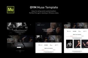 GYM – Responsive Fitness and Gym Muse CC Template