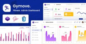 Gymove – Fitness Admin Dashboard Bootstrap HTML Template