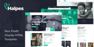 Halpes – Non Profit Charity HTML Template