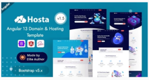 Hosta – Domain & Hosting Services Angular 13 Template