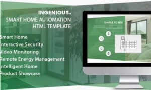Ingenious – Smart Home Automation HTML Template