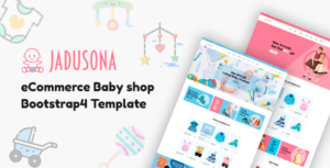 Jadusona – eCommerce Baby Shop Bootstrap4 Template