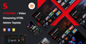 Streamlab – Video Streaming HTML5 Template
