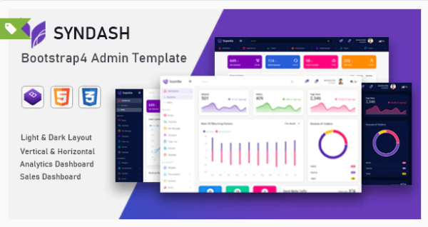 Syndash – Bootstrap4 Admin Template