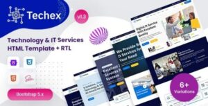Techex – Technology & IT Services HTML Template