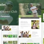 18Holes - Golf & Country Club Website Elementor Template Kit