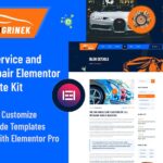 Aatogrinek - Auto Service & Car Repair Elementor Template Kit
