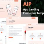 Aip - App Landing Elementor Template Kit