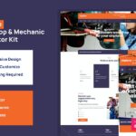 Airplane - Mechanic Workshop Elementor Template Kit