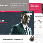 Alarmax - Security Services & Alarm Installation Elementor Template Kit