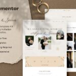 Alycia & Jevan ? Wedding Invitation & RSVP Elementor Template Kit