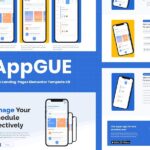 AppGUE - Mobile App Showcase Elementor Pro Template Kit