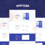 Apptom - App & Software Showcase Elementor Template Kit