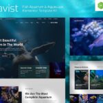Aquavist ? Fish Aquarium & Aquascape Elementor Template Kit