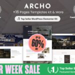 Archo - Architecture & Interior Elementor Template Kit