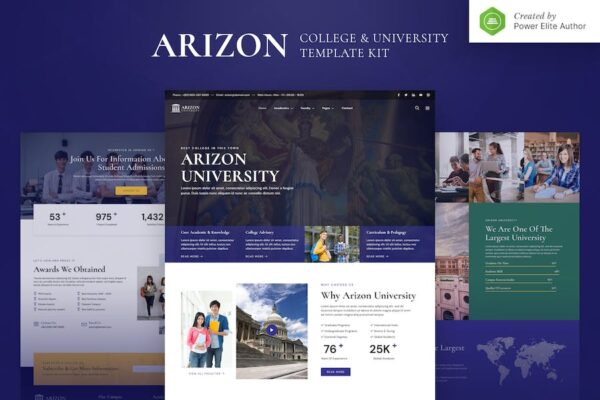 Arizon ? College & University Elementor Template Kit