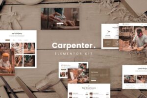 Ash - Carpenter Elementor Template Kit
