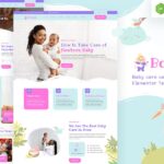 Bcare ? Baby Care Services Elementor Template Kit