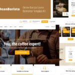Bean Barista - Online Barista Course Elementor Template Kit