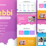 Bebbi - Creative Baby Care Elementor Pro Template Kit