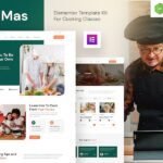 BelMas ? Online Cooking Class & Workshop Elementor Template Kit