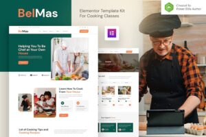 BelMas ? Online Cooking Class & Workshop Elementor Template Kit