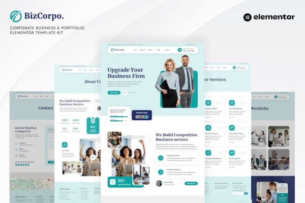 Bizcorpo - Corporate Business & Portfolio Elementor Template Kit