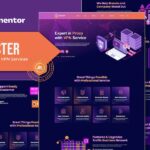 Booster - Proxy & App VPN Service Elementor Template Kit