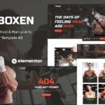 Boxen - Boxing School & Martial Arts Elementor Template Kit
