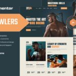 Brawlers - Martial Arts Elementor Template Kit