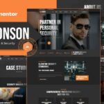 Bronson - Bodyguards & Security Agency Elementor Template Kit
