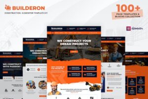 Builderon ? Construction Elementor Template Kit