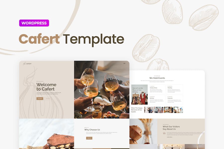 Cafert ? Cafe and Restaurant Elementor Template Kit