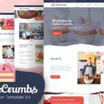 Cakecrumbs - Bakery Elementor Template kit
