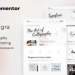Caligra - Calligraphy & Lettering Elementor Template Kit