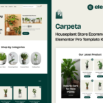 Carpeta - Houseplant Store Ecommerce Elementor Pro Template Kit