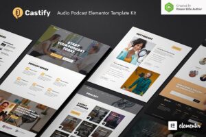 Castify ? Audio Podcast Elementor Template Kit