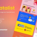Catalist - Artist Management Elementor Template Kit