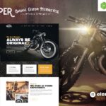 Chooper ? Custom Motorcycle Garage Elementor Template Kit