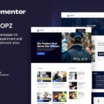 Chopz ? Police & Sheriff Department Elementor Template Kit