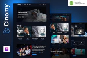 Cinomy ? Movie TV & Streaming Services Elementor Template Kit