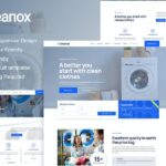 Cleanox - Laundry Service Elementor Template Kit