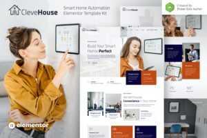 Clevehouse ? Smart Home Automation Elementor Template Kit