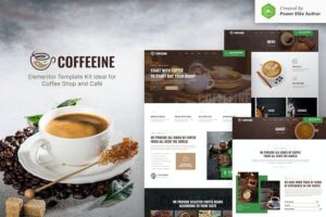 Coffeeine ? Coffee Shop & Cafe Elementor Template Kit